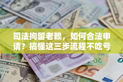 武汉司法拘留老赖，如何合法申请？搞懂这三步流程不吃亏！