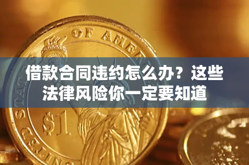 武汉借款合同违约怎么办？这些法律风险你一定要知道