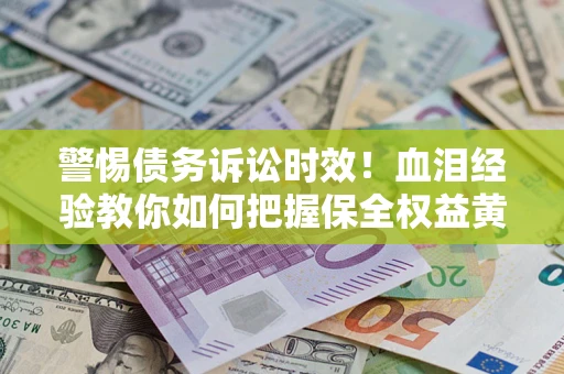 武汉警惕债务诉讼时效！血泪经验教你如何把握保全权益黄金期