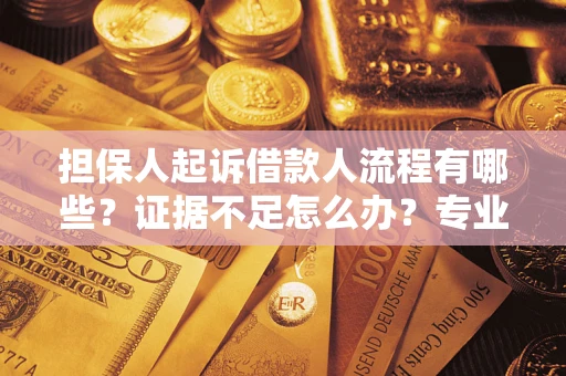 武汉担保人起诉借款人流程有哪些？证据不足怎么办？专业律师解答