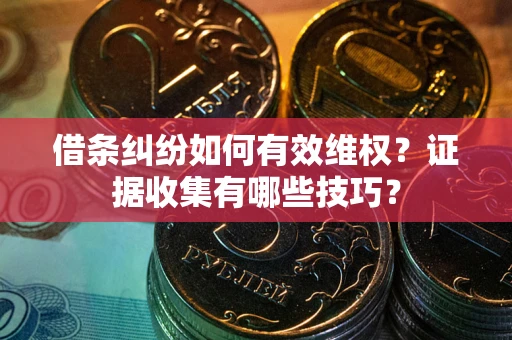 武汉借条纠纷如何有效维权？证据收集有哪些技巧？
