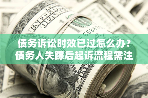 武汉债务诉讼时效已过怎么办？债务人失踪后起诉流程需注意什么？