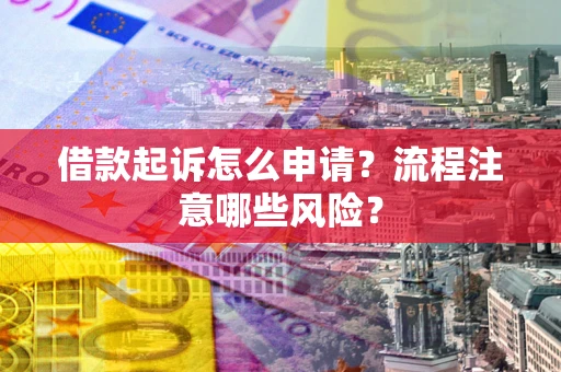 武汉借款起诉怎么申请？流程注意哪些风险？